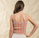 Houndstooth tank