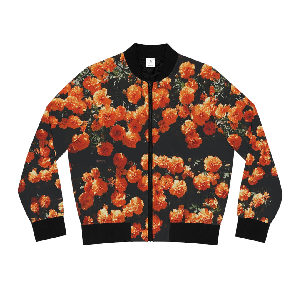 Floral Bomber Jacket